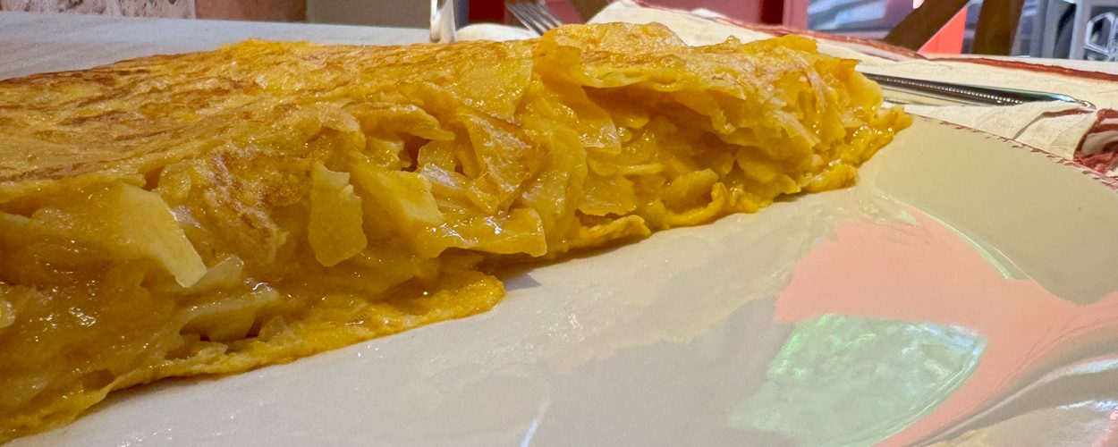 Tortilla a medias